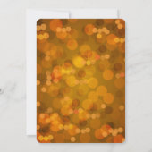 Golden Blurry licht Al Hands Uitnodiging van de Ve (Achterkant)