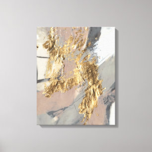 Golden Blush Canvas Afdruk