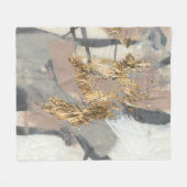 Golden Blush Fleece Deken (Voorkant (Horizontaal))