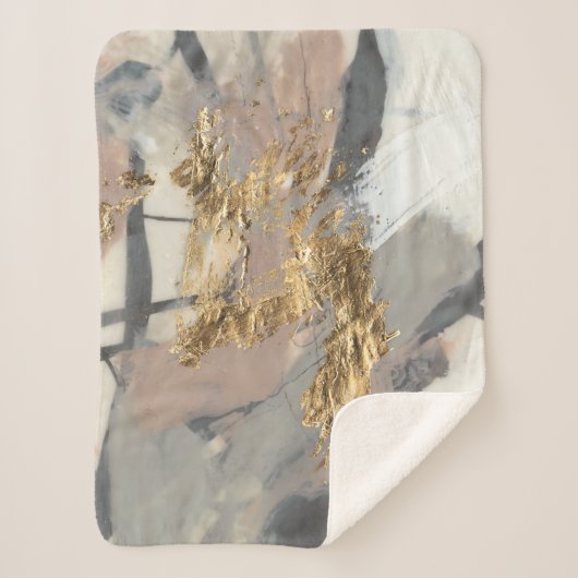 Golden Blush Sherpa Deken (Voorkant)