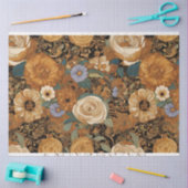 Golden Boho Garden Floral Tissuepapier (Craft)