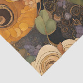 Golden Boho Garden Floral Tissuepapier (Detail)