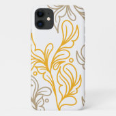 Golden Boho Harvest Leaves Case-Mate iPhone Case (Achterkant)