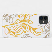 Golden Boho Harvest Leaves Case-Mate iPhone Case (Achterkant (horizontaal))