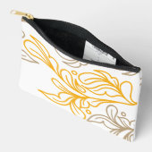 Golden Boho Leaf Design Etui (Open)