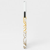 Golden Boho Leaf Design iPhone Hoesje (Rechterkant)