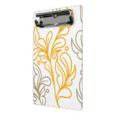 Golden Boho Leaf Design Mini Klembord (Angled2)