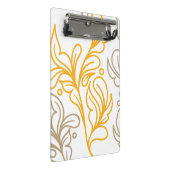 Golden Boho Leaf Design Mini Klembord (Schuin)