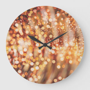 Golden Bokeh speelt  licht Grote Klok