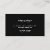 Golden Bokeh Visitekaartje (Achterkant)