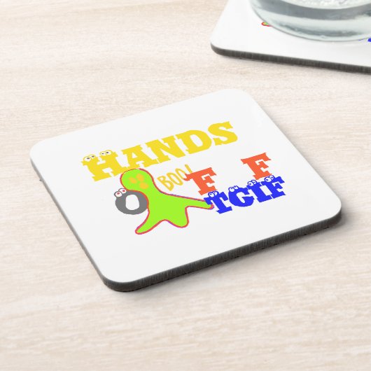 Golden Boo. Girly TGIF Bedankt God zij zijn vrijda Bier Onderzetter (Linkerzijde)