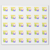 Golden Boo. Girly TGIF Bedankt God zij zijn vrijda Cadeaupapier (Vlak)