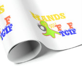 Golden Boo. Girly TGIF Bedankt God zij zijn vrijda Cadeaupapier (Rol Hoek)