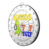 Golden Boo. Girly TGIF Bedankt God zij zijn vrijda Dartbord (Voorkant Rechts)