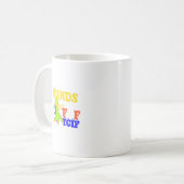 Golden Boo. Girly TGIF Bedankt God zij zijn vrijda Koffiemok (Voorkant links)