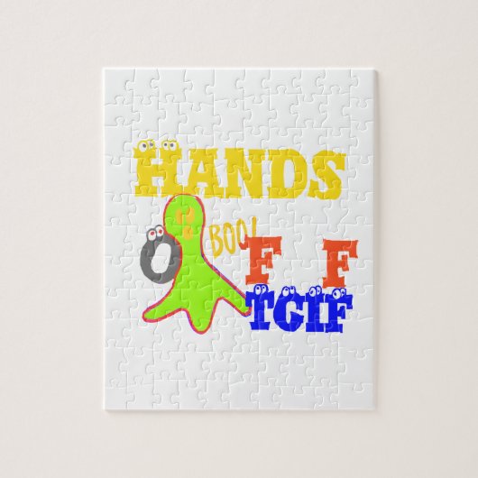 Golden Boo. Girly TGIF Bedankt God zij zijn vrijda Legpuzzel (Verticaal)