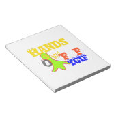 Golden Boo. Girly TGIF Bedankt God zij zijn vrijda Notitieblok (Schuin)