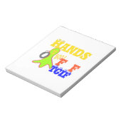 Golden Boo. Girly TGIF Bedankt God zij zijn vrijda Notitieblok (Linkerzijde)