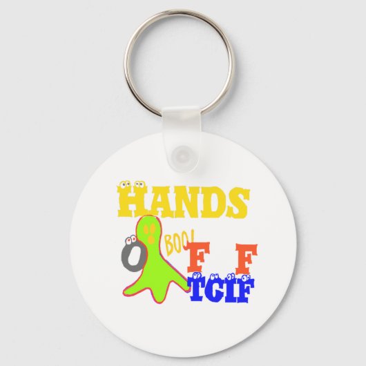 Golden Boo. Girly TGIF Bedankt God zij zijn vrijda Sleutelhanger (Voorkant)