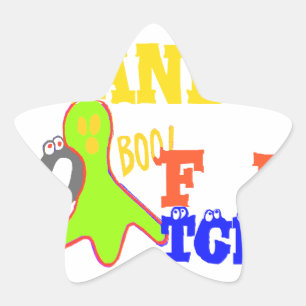 Golden Boo. Girly TGIF Bedankt God zij zijn vrijda Ster Sticker