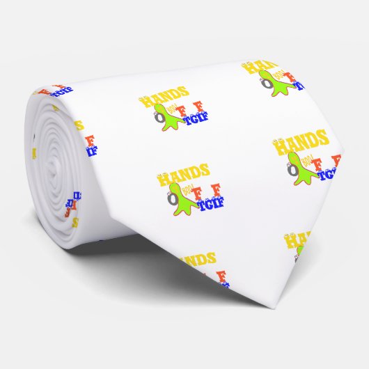 Golden Boo. Girly TGIF Bedankt God zij zijn vrijda Stropdas (Opgerold)