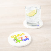 Golden Boo. Girly TGIF Bedankt God zij zijn vrijda Zandsteen Onderzetter (Zijkant)