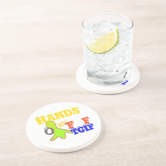 Golden Boo. Girly TGIF Bedankt God zij zijn vrijda Zandsteen Onderzetter (Zijkant)