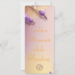 Golden Bookmark Mel Mae Schmidt Stationery Kaart