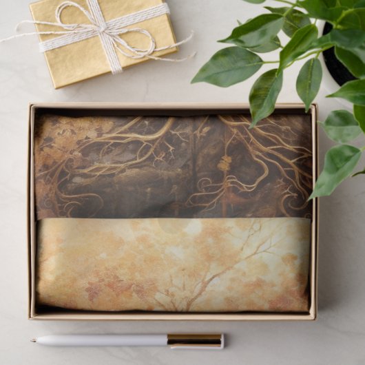 Golden boom tissuepapier (Geschenk)