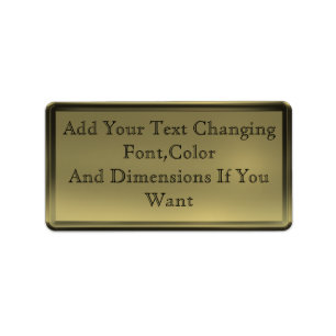Golden Bord Label