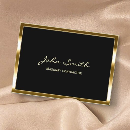 Golden Border metselwerk aannemer Visitekaartje