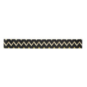 Golden Border - zigzag + je rug & ideeën Satijnen Lint (Voorkant)