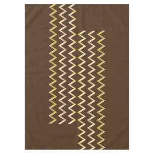 Golden Border - zigzag + je rug & tekst Tafelkleed