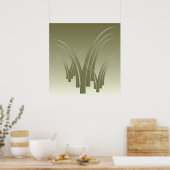 Golden bos poster (Keuken)