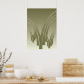 Golden bos poster (Keuken)