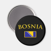 Golden Bosnië Magneet (Voorkant / Achterkant)