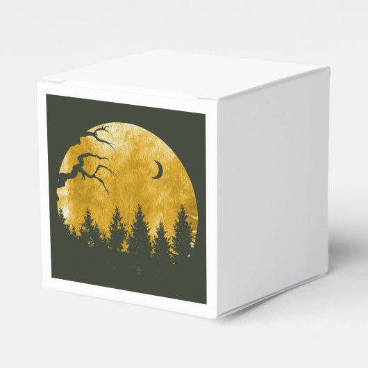 Golden Bossen Bedankdoosjes (Voorkant Zijde)