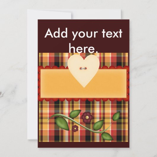 Golden Bossen Kaart (Achterkant)