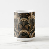 Golden Botanical Flow Elegant   Koffiemok (Center)