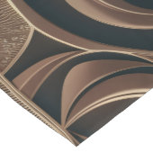 Golden Botanical Flow Elegant Korte Tafelloper (Hoek)