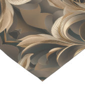 Golden Botanical Flow Elegant Korte Tafelloper (Hoek)