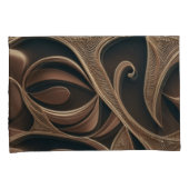 Golden Botanical Flow Elegant   Kussensloop (Voorkant-Rechts)