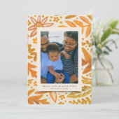 Golden Botanical Peace and Love Holiday (Staand voorkant)