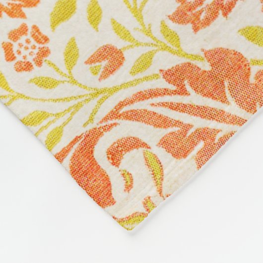 Golden Bough Pattern (door William Morris) Fleece Deken (Hoek)