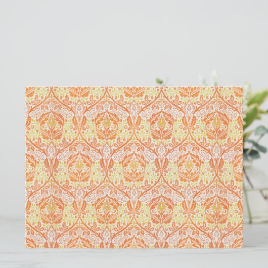 Golden Bough Pattern (door William Morris) Kaart (Staand voorkant)