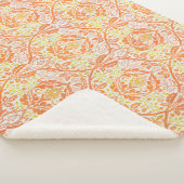 Golden Bough Pattern (door William Morris) Sherpa Deken (3/4)