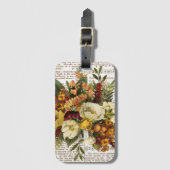  Golden Bouquet Bagagelabel (Voorkant (verticaal))