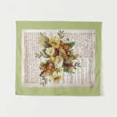 Golden Bouquet Wandkleed (Voorkant (horizontaal))