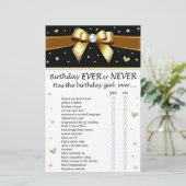 Golden bow Birthday Ever of Nooit Game (Staand voorkant)