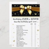 Golden bow Birthday Ever of Nooit Game (Voorkant / Achterkant)